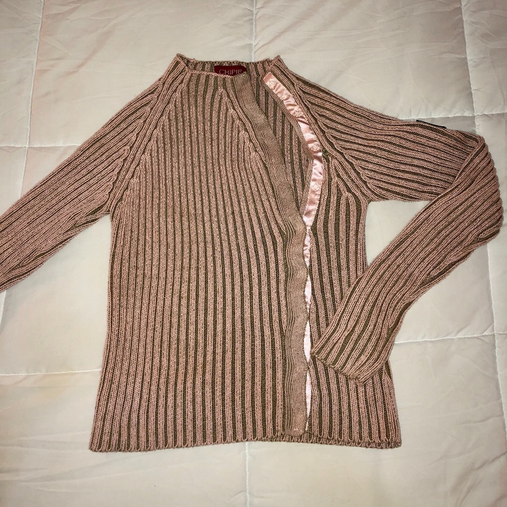 Girls Vintage Mauve Sweater MADE IN FRANCE